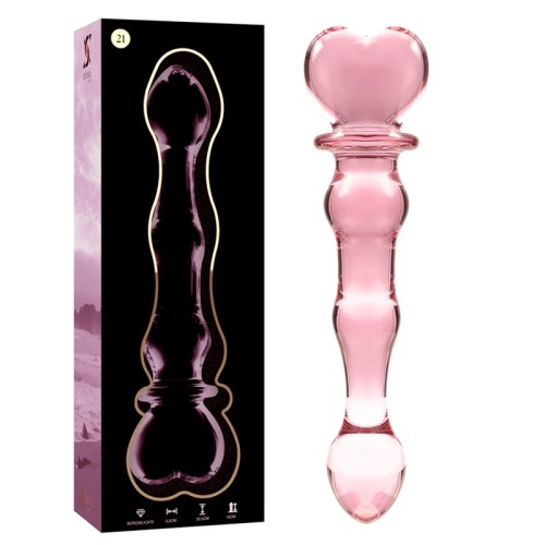Model 21 Pink Crystal Dildo 20.5 Cm