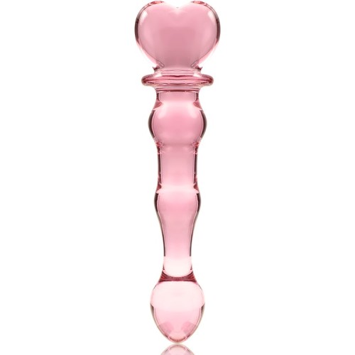 Dildo de Cristal Rosa Modelo 21 20.5 Cm