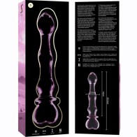 Dildo de Cristal Rosa Modelo 21 20.5 Cm