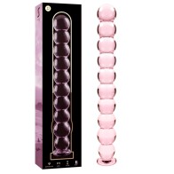 Elegant Borosilicate Crystal Dildo Pink