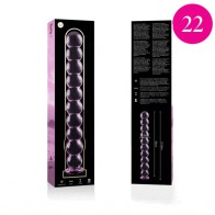 Elegant Borosilicate Crystal Dildo Pink