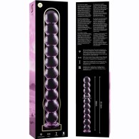 Elegant Borosilicate Crystal Dildo Pink
