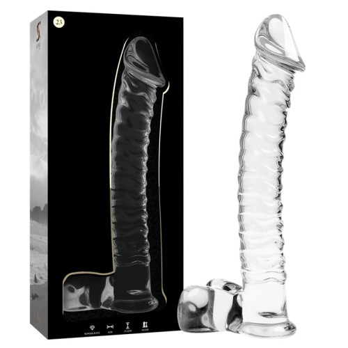Transparent Crystal Dildo 21.5cm
