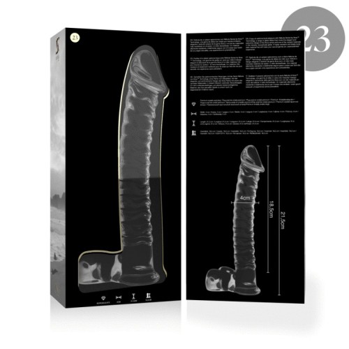 Transparent Crystal Dildo 21.5cm