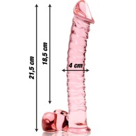 Dildo de Cristal Modelo 23 para Experiencia Lujosa