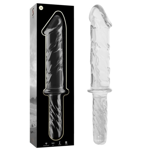 Model 24 Transparent Crystal Dildo 28.5 cm - 5 cm