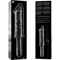 Model 24 Transparent Crystal Dildo 28.5 cm - 5 cm