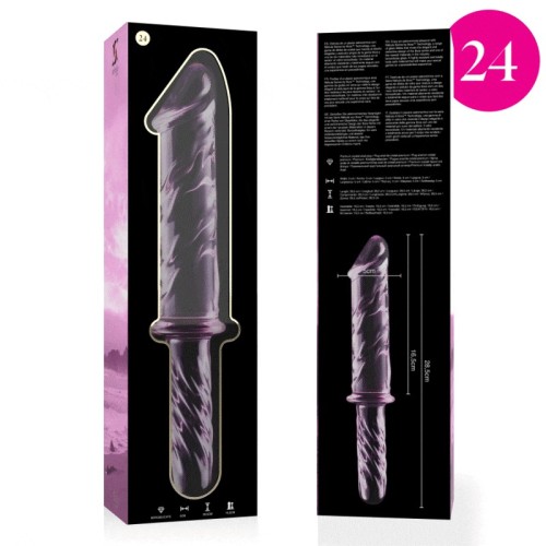 Axel Crystal Pink Dildo for Unique Pleasure