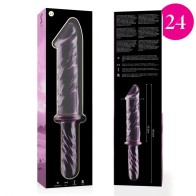 Axel Crystal Pink Dildo for Unique Pleasure