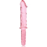 Axel Crystal Pink Dildo for Unique Pleasure
