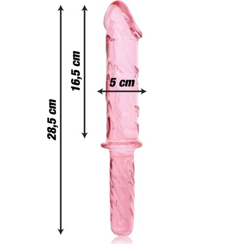 Axel Crystal Pink Dildo for Unique Pleasure