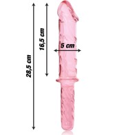 Axel Crystal Pink Dildo for Unique Pleasure