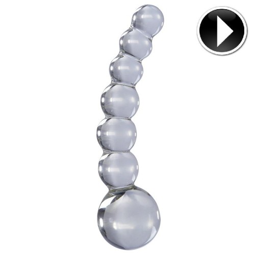 Transparent Glass G-spot and P-spot Massager