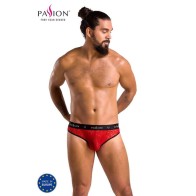 Passion Red Microfiber Slip for Seductive Elegance