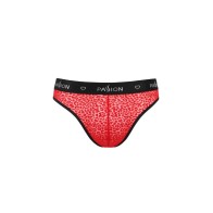 Passion Red Microfiber Slip for Seductive Elegance