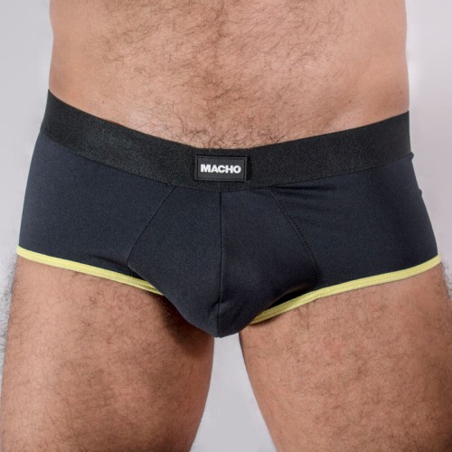 Macho - Calzoncillo Brief Dark Amarillo - Comodidad y Estilo