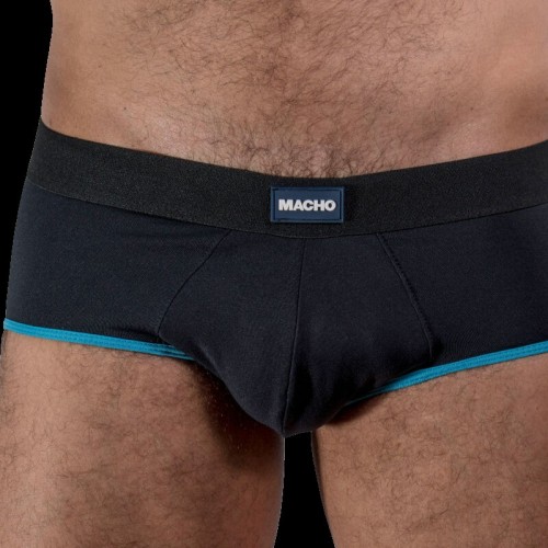 Macho - Ms24b Calzoncillo Brief Dark Azul Talla S