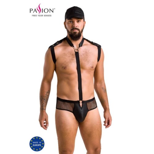 Conjunto Passion - 038 John Negro S/M - Lencería Elegante