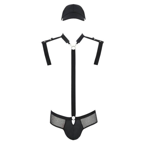 Conjunto Passion - 038 John Negro S/M - Lencería Elegante