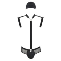 Conjunto Passion - 038 John Negro S/M - Lencería Elegante