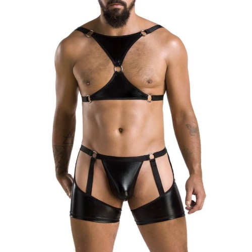 Passion 047 Set Aron Black for Elegant Lingerie