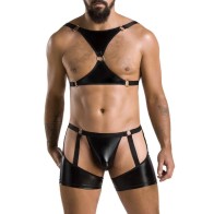 Passion 047 Set Aron Black for Elegant Lingerie
