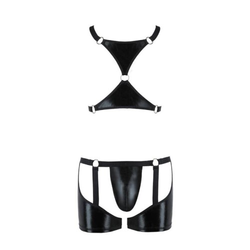 Passion 047 Set Aron Black for Elegant Lingerie