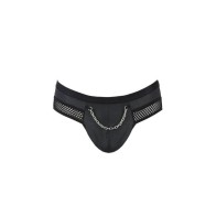 Passion 030 Open Slip Tom Black S/M