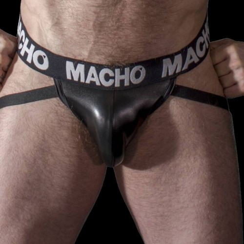 Macho Mx25nc Jock Cuero Negro L