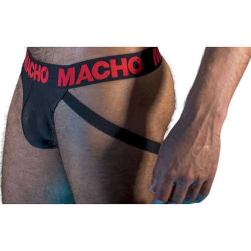 Macho MX26X2 Jock Black Red XL