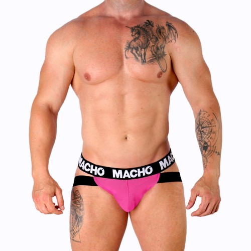 Macho MX28F Jockstrap Pink Neon | Support & Style