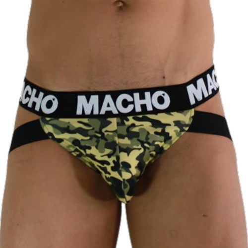 Macho Jockstrap Militar Verde MX28MV