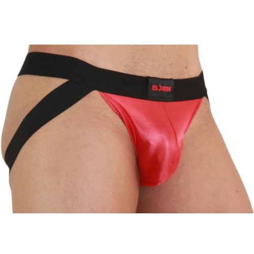 BURN 010 Red/Black Jockstrap for Men