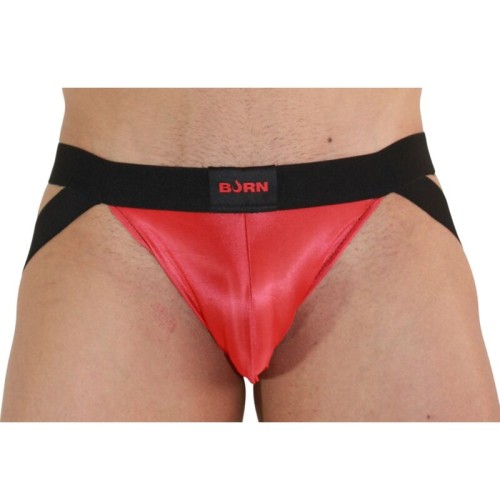BURN 010 Red/Black Jockstrap Medium