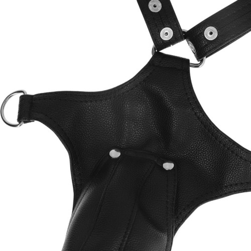 Eco-Leather Jockstrap Harness for Men - Daring Design