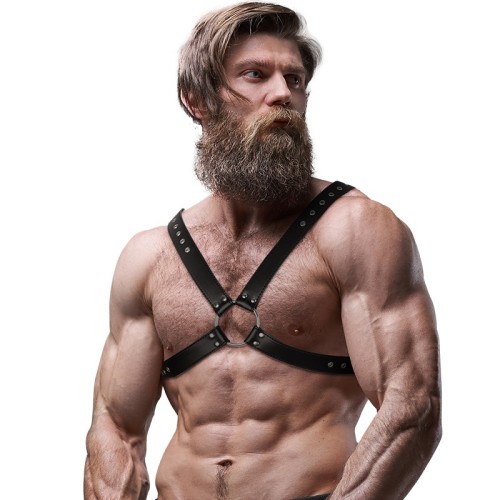 Vegan Leather Chest Harness for Men