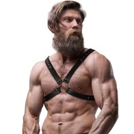 Vegan Leather Chest Harness for Men