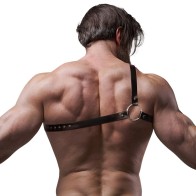Leather Shoulder Harness - Bold Male Accessory