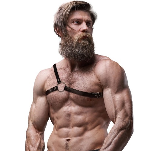 Leather Shoulder Harness - Bold Male Accessory