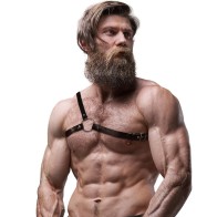 Leather Shoulder Harness - Bold Male Accessory