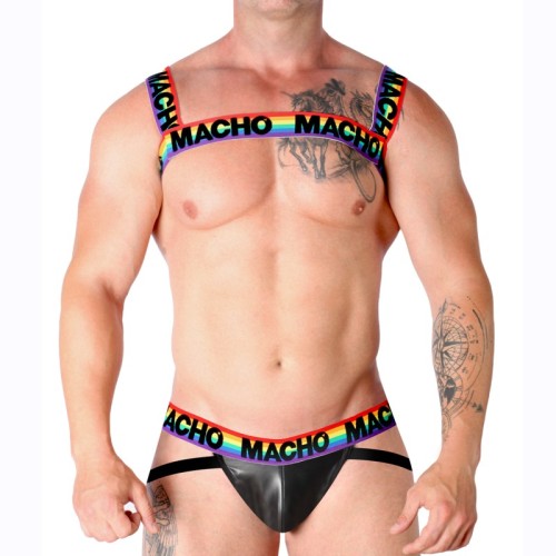 Macho Double Pride Harness for Versatile Style