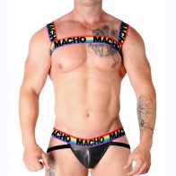 Macho Double Pride Harness for Versatile Style