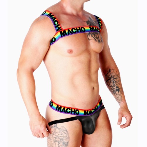 Macho Double Pride Harness for Versatile Style
