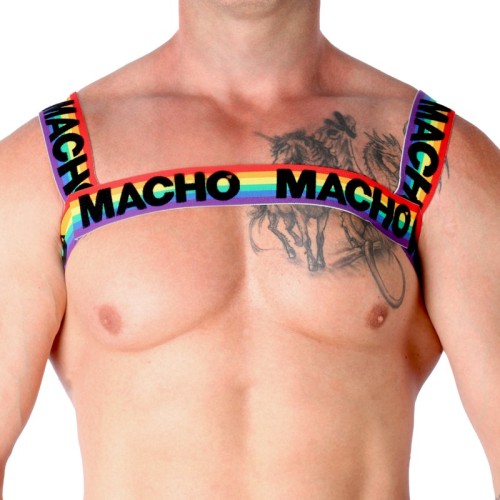 Macho Double Pride Harness for Versatile Style