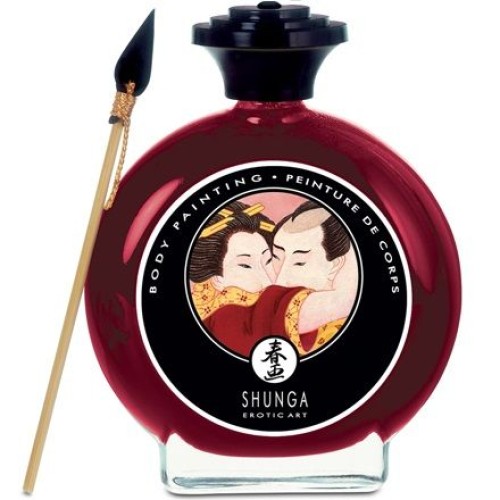 Shunga Edible Body Paint with Strawberries and Cava