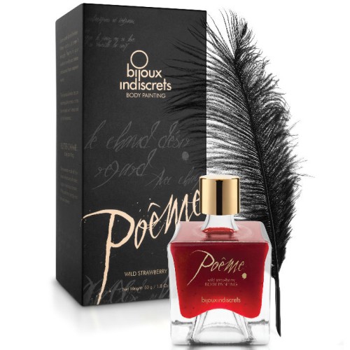 Bijoux Poeme Edible Body Paint Strawberry 50g