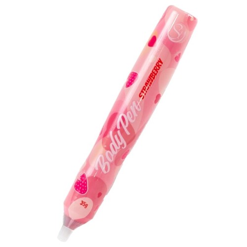 Secret Play Body Paint Pen Strawberry - Fun Intimacy Tool