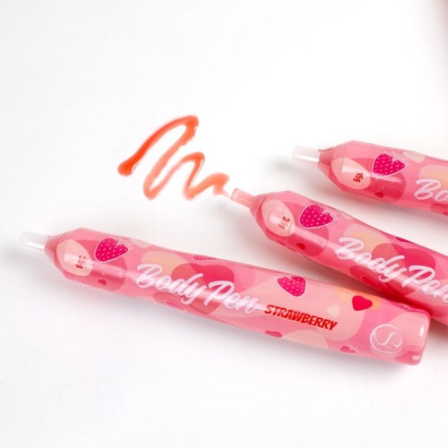 Boli para Pintar Cuerpo Secret Play Sabor Fresa - Herramienta Divertida de Intimidad