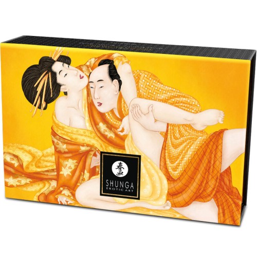 Shunga Edible Massage Powder Mango Kit