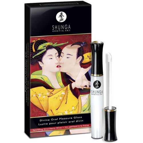 Shunga Divine Strawberry Cava Lip Gloss